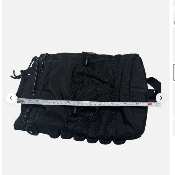 Dagne Dover Black Drawstring Backpack - Picture 12 of 12